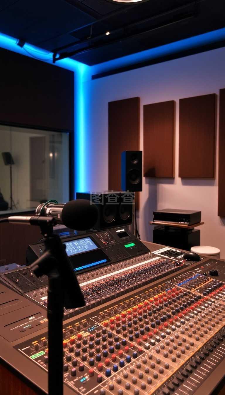 錄音棚混音臺(tái)專業(yè)音樂制作
