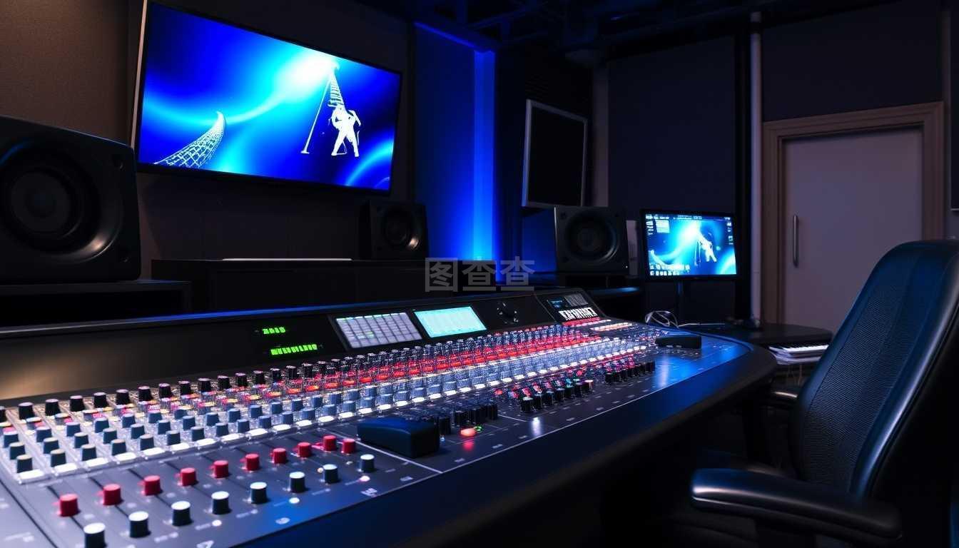 錄音棚混音臺專業(yè)音樂制作